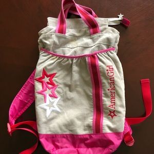 American Girl doll carrier backpack